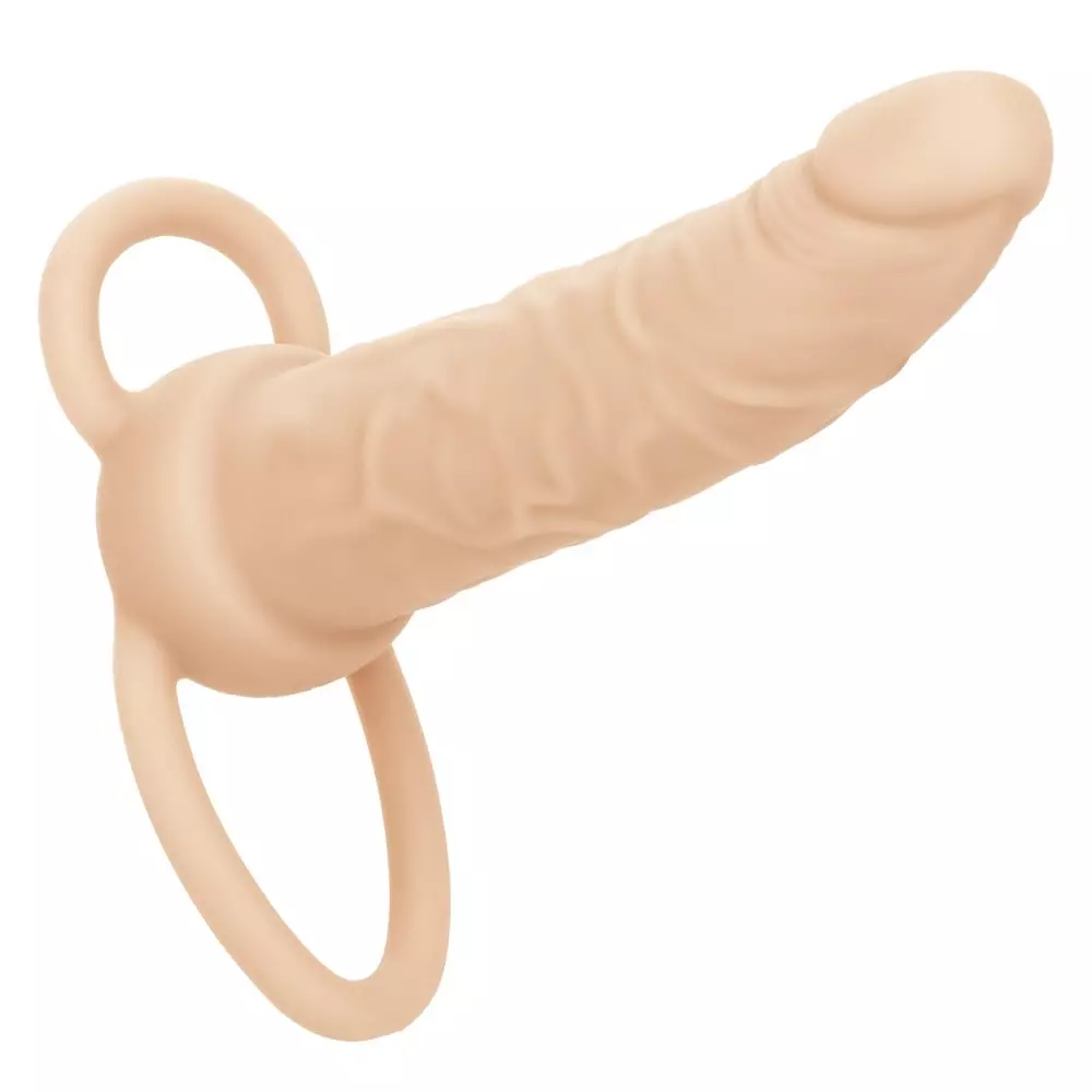Performance Maxx Rechargeable Silicone Dual Penetrator In Flesh